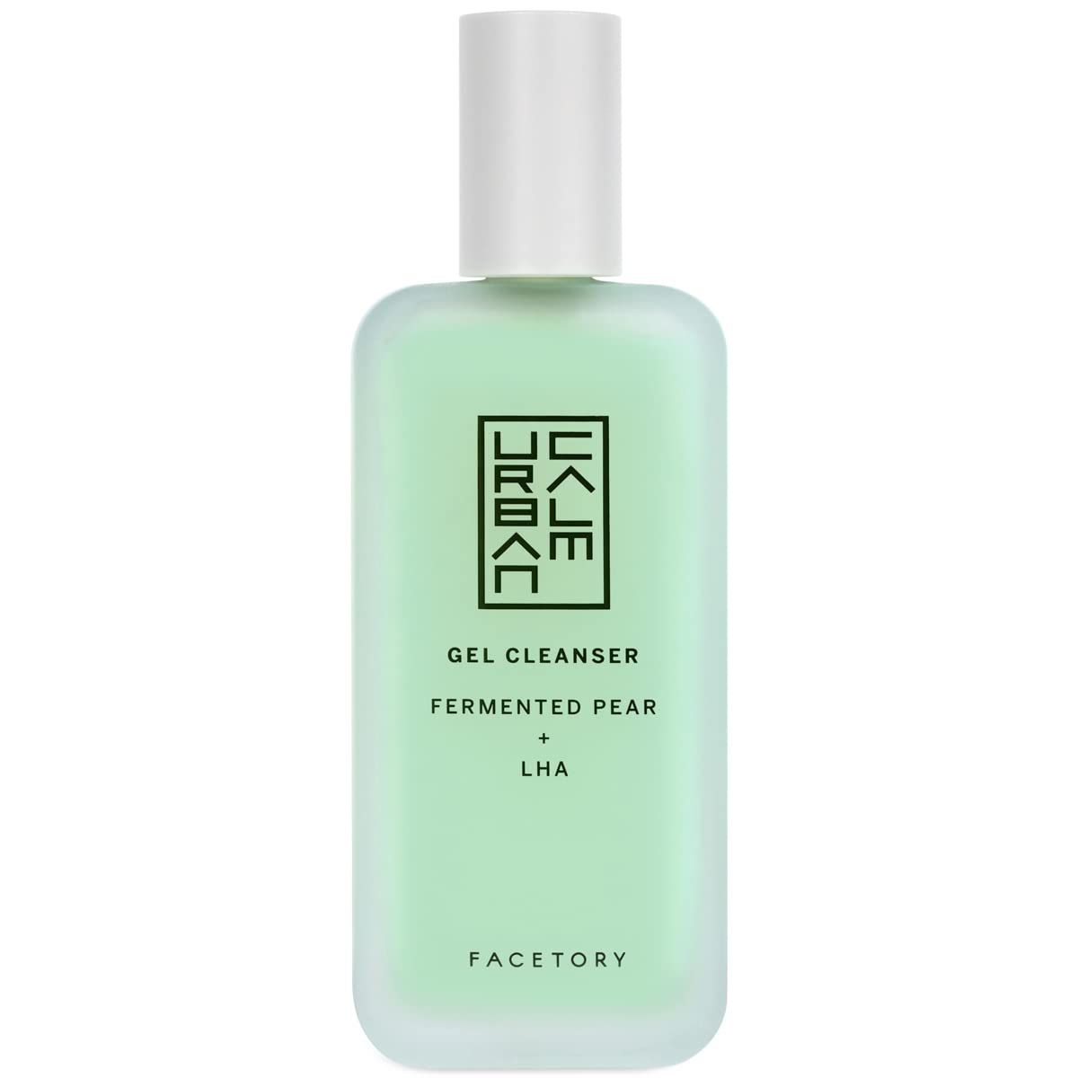 FACETORY Urban Calm Purifying Gel Facial Cleanser - Hydrating Face Wash with Fermented Pear &amp; Capryloyl Salicylic Acid LHA - Gentle Exfoliating Foam Cleansing Gel for All Skin Types