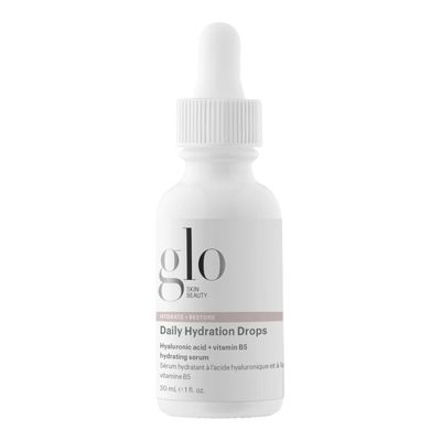 Glo Skin Beauty Daily Hydration Drops - Hyaluronic Acid &amp; Vitamin B5 Hydrating Face Serum