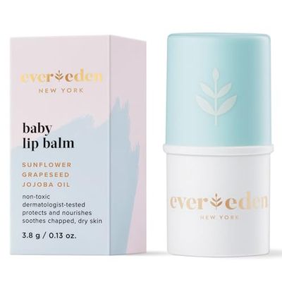 Evereden Baby Lip Balm, 0.13 oz | Clean Baby Care | Non-toxic and Fragrance Free Baby Skincare