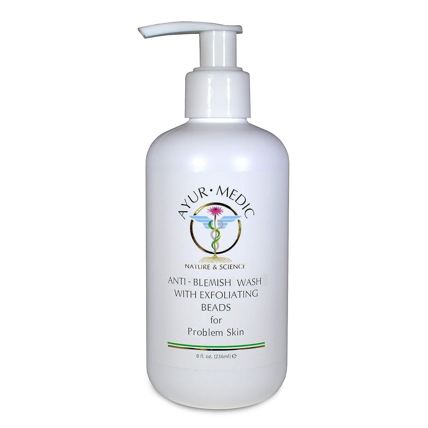 Ayur-Medic Anti-Blemish Wash with Exfoliating Beads for Problem Skin