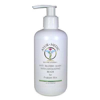Ayur-Medic Anti-Blemish Wash with Exfoliating Beads for Problem Skin