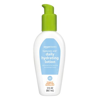 Amazon Basics Hyaluronic Acid Daily Hydrating Lotion, 3 Fluid Ounces, 1-Pack