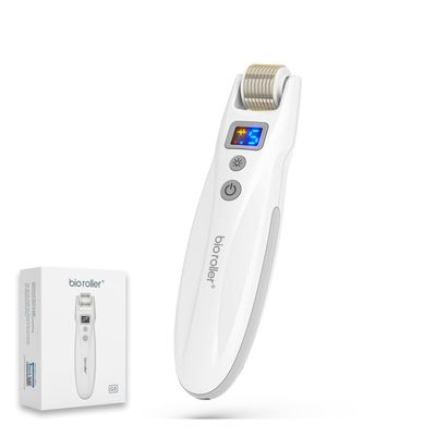 CLETINA Bioroller G5 Derma Roller Microneedle Roller 0.25mm Micro Needling Roller 540 Titanium Microneedling Skincare Tools for Man &amp; Women