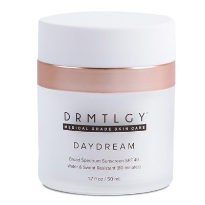 DRMTLGY Day Dream Sunscreen &amp; Face Moisturizer with SPF 40 - Face Sunscreen for Sensitive Skin - Water &amp; Sweat-Resistant with UVA/UVB Protection
