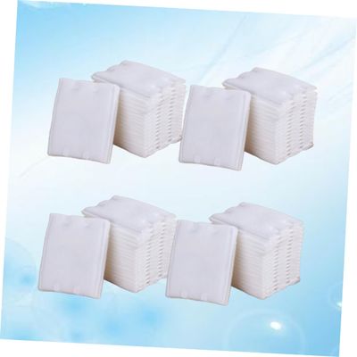 222pcs Makeup Clean Cushion Nail Facial Mask Gauze Cotton Makeup Remover Pads Square Caring Gauze Sponge Square Makeup Remover Pads Remove Makeup Cotton Face Travel