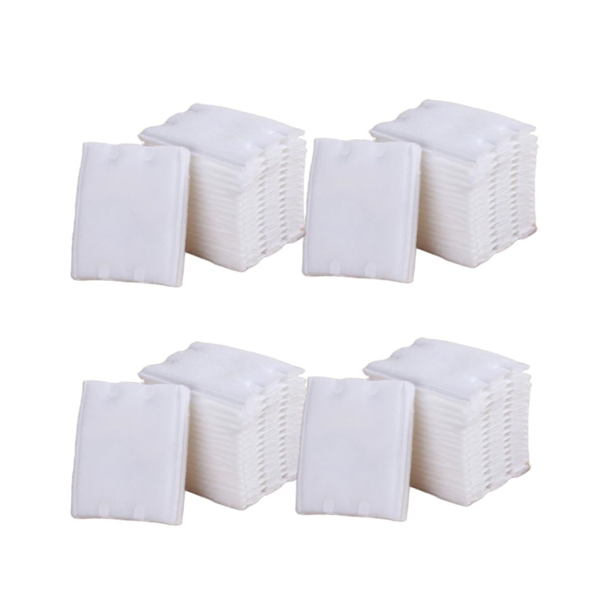 222pcs Makeup Clean Cushion Nail Facial Mask Gauze Cotton Makeup Remover Pads Square Caring Gauze Sponge Square Makeup Remover Pads Remove Makeup Cotton Face Travel