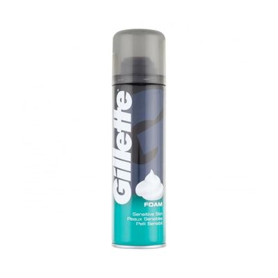 Gillette Classic Sensitive Skin Men&#39;s Shaving Foam, 200ml