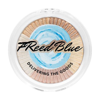 FReed Blue Vegan, High Pigmented, Natural Makeup Contour Bronzer Powder Palette, Paraben Free