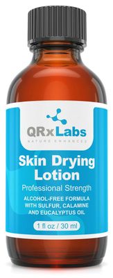 Drying Lotion - Alcohol-Free Overnight Acne &amp; Whitehead Spot Treatment - Fights Blemishes, Pimples &amp; Breakouts for a Clear Skin - Fast Acting Formula with Sulfur &amp; Salicylic Acid - 1 fl oz