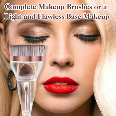 Foundation Brush, Daubigny Perfect Makeup Brush for Face Blush Liquid Powder Foundation Brush for Blending Liquid, Cream or Flawless Powder Cosmetics with Great Gift Case