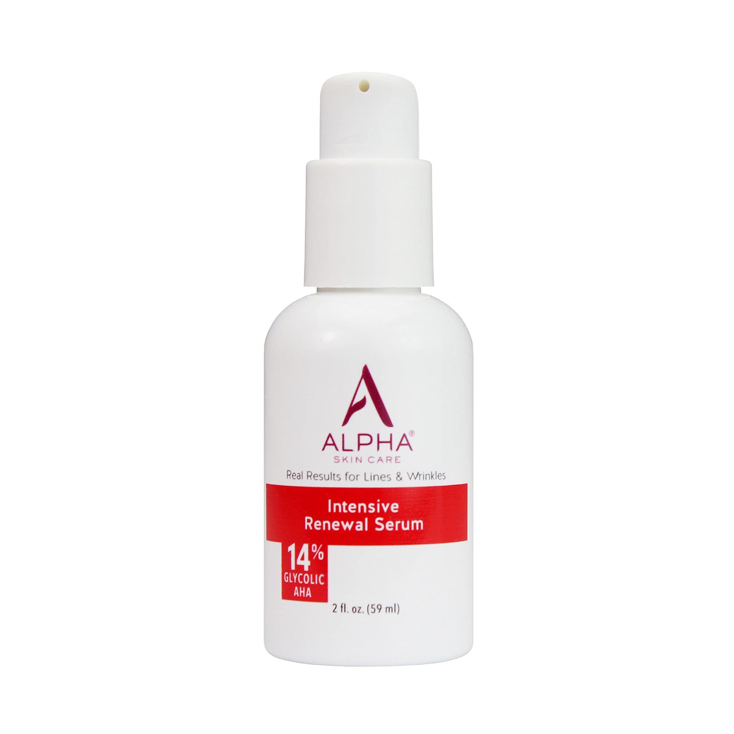 Alpha Skin Care Renewal Serum Concentrated with 14% Glycolic AHA, Intensive Rejuvenating Smoothing Serum, Gently Exfoliates, Hydrates, Evens Skin Tone For A Healthier Clear Complexion - 1 Pack