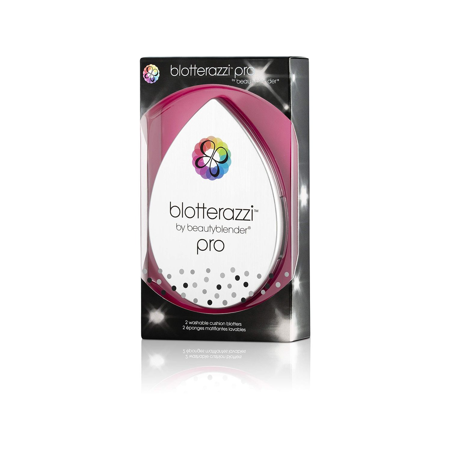 Beautyblender | Blotterazzi Pro Reusable Makeup Blotting Sponge, Includes Mirrored Compact, Re-Texturize Makeup, Absorb Excess Oil and Shine