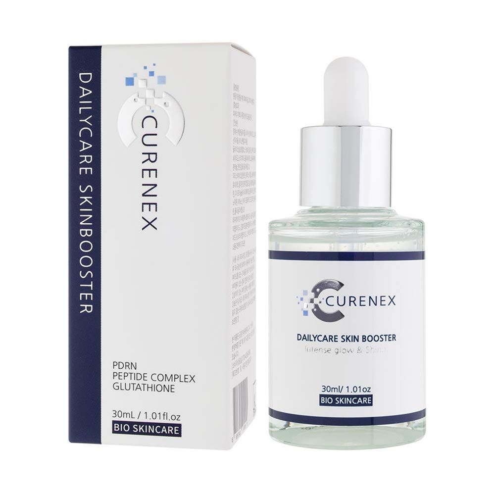 CURENEX Daily Care Skin Booster Serum with Salmon DNA, Peptides, Glutathione.