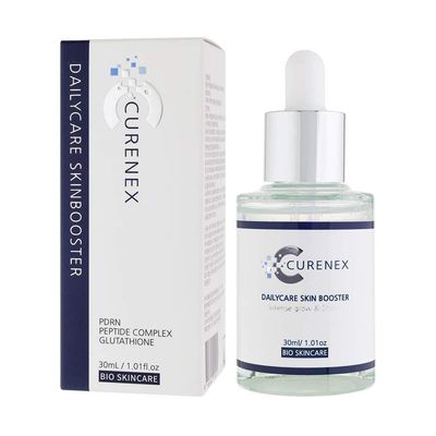 CURENEX Daily Care Skin Booster Serum with Salmon DNA, Peptides, Glutathione.