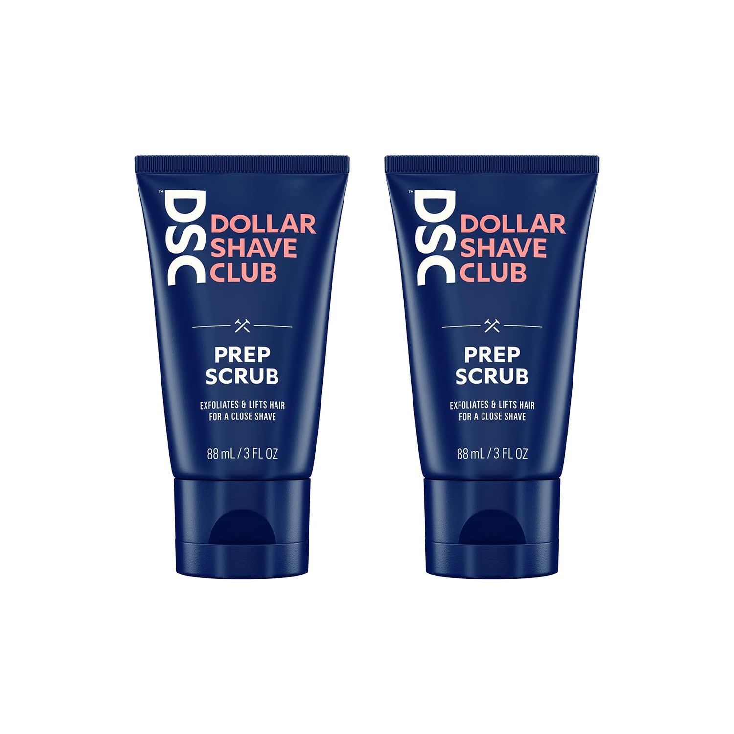 Dollar Shave Club | Prep Scrub 3 ounce (2 Pack) | Pre Shave Scrub to Prevent Ingrown Hairs