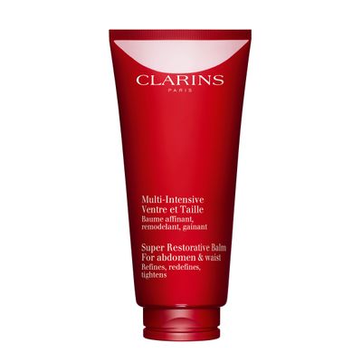 Clarins Super Restorative Abdomen &amp; Waist|Anti-Aging Body Cream For Mature Skin Weakened By Hormonal Changes|Visibly Redefines for Slimming Effect|Firms, Tightens &amp; Tones Skin|6.8 Ounces