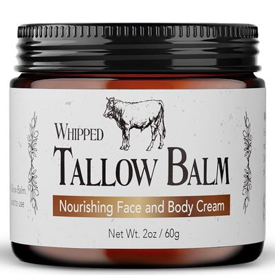 ANGELYCIA Beef Tallow for Skin | 100% Grass Fed Handmade Tallow Face Moisturizer | Face &amp; Body | Whipped Moisturizer | 100% Natural Tallow Balm | No Parabens | Sensitive &amp; Dry Skin, Eczema, Psoriasis