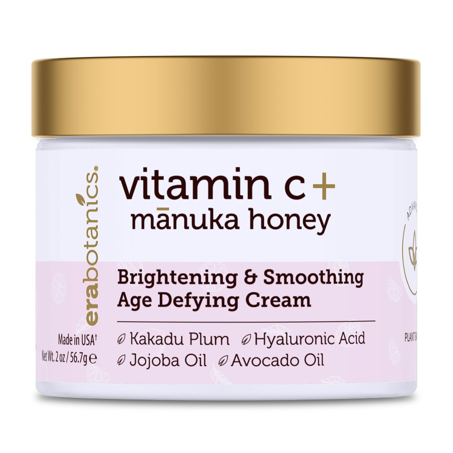 Advanced Vitamin C Face Cream - Brightening &amp; Nourishing with Jojoba Oil, Kakadu Plum for Fine Lines, Wrinkles