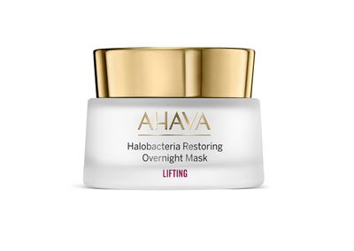 AHAVA Halobacteria Restoring Overnight Mask - Enhanced with Meadowfoam Seed Oil, Osmoter and Halobacteria DNA found in the depths of Dead Sea, Lifts &amp; Restores Skin&#39;s Luminosity &amp; Elasticity,1.7 fl.oz