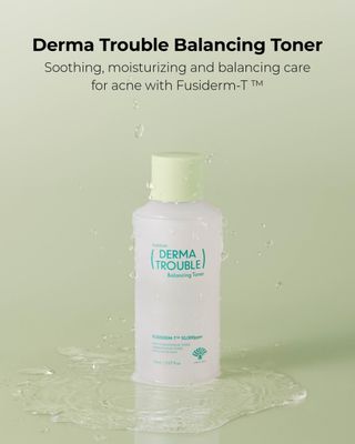 Fusidyne Derma Trouble Balancing Toner (5.07fl oz) Valentines Day Gifts Toner Improve Rough Skin Texture pH Balance, Moisture. Soothing Formula for Comedonal Acne Korean Skin Care Fusiderm-T 10000ppm