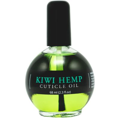 Ellie Chase Nail Cuticle Oil Kiwi Hemp Scented 2.3 Fl Oz - Cuticle Oil for Nails with Jojoba Oil, Aloe, Vitamin E - Moisturizing Cuticle Care and Nail Oil Repair Treatment