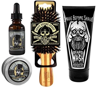Grave Before Shave Beard Care Pack (Gentlemen&#39;s Blend)