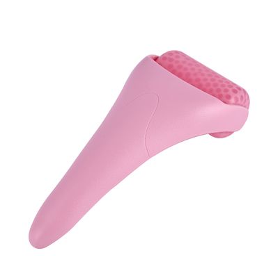 3 in 1 Ficial Face Ice Jade Roller and Gua Sha Tool, Natural Real Jade Anti-Wrinkle Face Eye Neck Massager Tool, Reduce Wrinkles, Puffiness, Migraine, Redness, Pain and InjuryPink