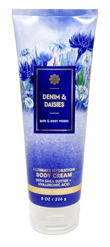 Bath &amp; Body Works Ultimate Hydration Body Cream Gift Set For Women, 8 Fl Oz (Denim &amp; Daisies)