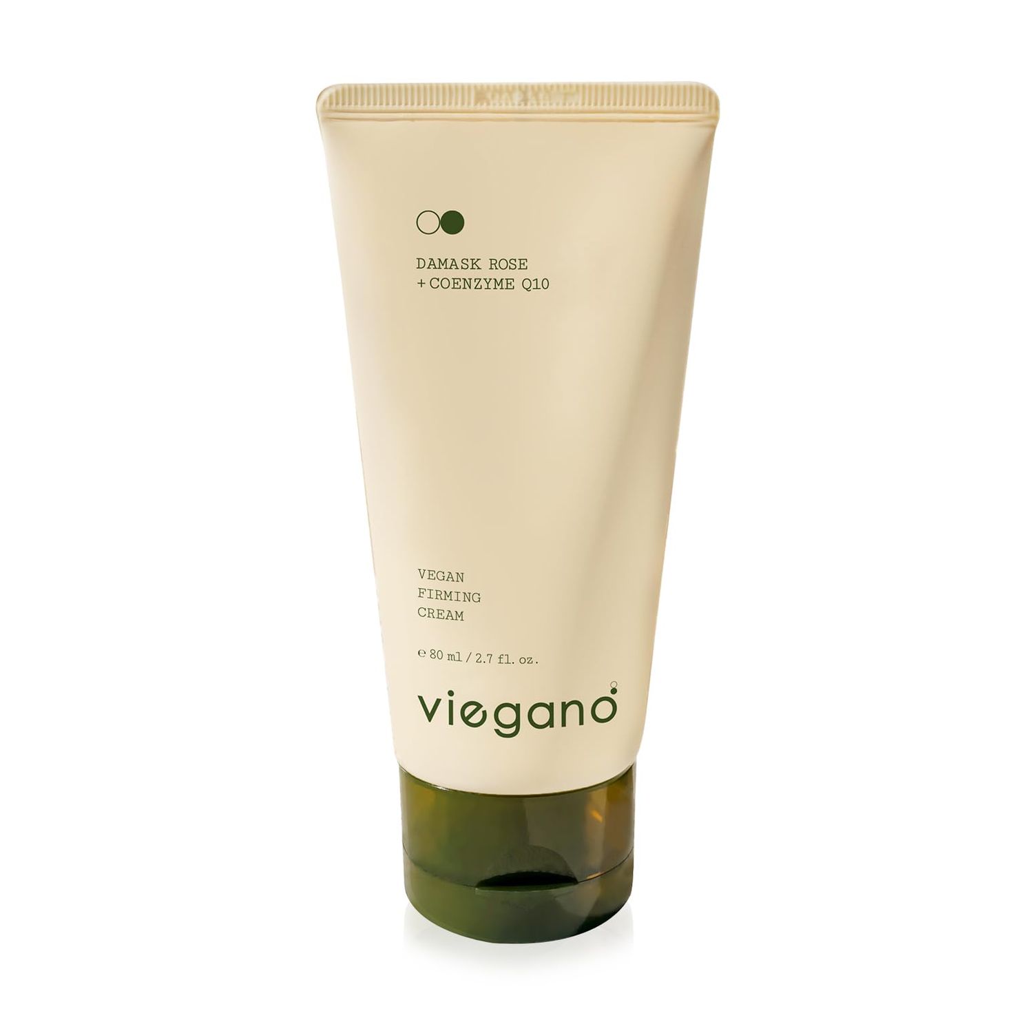 [ viegano ] Firming Cream for Sensitive Skin | Damask Rose + CoQ10 | Korean Moisturizer | Targets Fine Lines &amp; Wrinkles | 100% Vegan | 80 mL