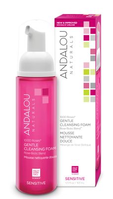 Andalou Naturals 1000 ROSES Gentle Cleansing Foam