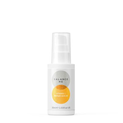 Balance Me Vitamin C Repair Serum, With Hyaluronic Acid, Reduce Age Spots &amp; Hyperpigmentation, Anti-Ageing &amp; HydratingFace Serum- 100% Natural, Vegan &amp; Cruelty Free, MadeinUK, 1.01 Fl Oz