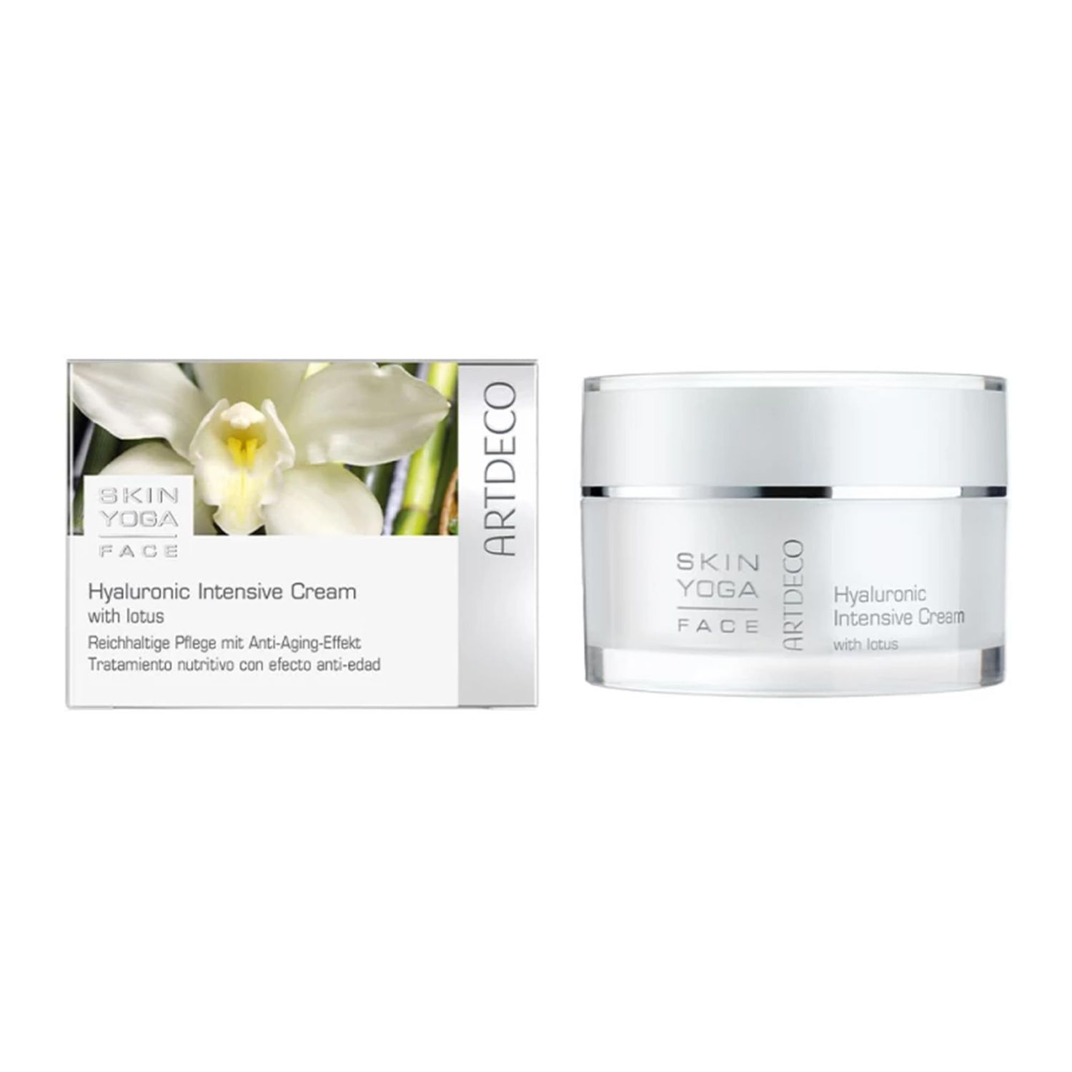 ARTDECO Hyaluronic Intensive Cream - Moisturizing Cream with Anti-Aging Effect - Reduces Tightness - Ideal for Dry, Mature &amp; Even Sensitive Skin - Facial Skin Care - Hyaluronic Acid - 1.75 Fl Oz