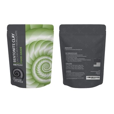 FOSSIL POWER CALCIUM BENTONITE CLAY 5lb - Natural Clay Powder for Cleansing- Best Hair and Facial Treatment for Radiant Skin