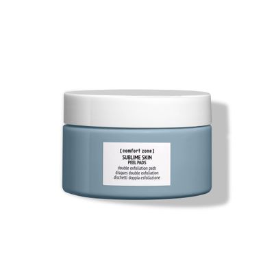 [ Comfort Zone ] Sublime Skin Peel Pads, Fragrance Free Double Exfoliation Pads To Smooth, Exfoliate And Brighten, 28 CT.