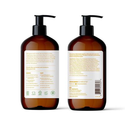 Everyone Liquid Hand Soap, 12.75 Ounce (Pack of 1), Meyer Lemon and Mandarin, Plant-Based Cleanser with Pure Essential Oils