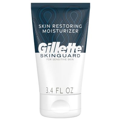 Gillette SkinGuard Face Moisturizer for Men, 3.4 oz Skin Restoring Moisturizer with Shea Butter and Vitamin E