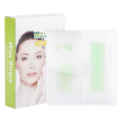 40pcs Wax Strips for Hair Removal, Body Wax Strips Practical Hair Removal Gentle to Skin Wax Strips for Legs, Face, Arm, Body