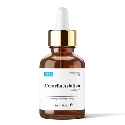 Centella Asiatica Extract 1 fl. oz. Dropper for soothing, moisturizing, and calming skin. using as facial toner or mist. Empty spray bottle included.