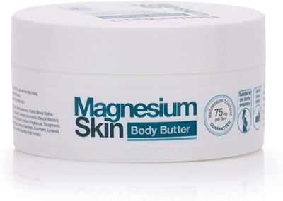 BetterYou Magnesium Body Butter - Dry Skin Moisturizer - Leaves Skin Smooth And Soft - With Shea Butter, Magnesium Chloride And Zinc - 6.76 oz