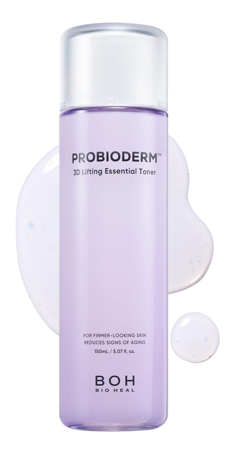 BIOHEAL BOH Probioderm 3D Lifting Essential Toner 5.07 fl oz (150 ml) | Skin Tightening Toner with 17-Peptide Complex for Firmness &amp; Elasticity | Hydrating &amp; Lifting Face Toner for Daily Skincare