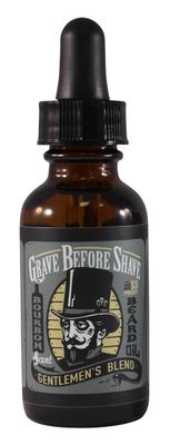 GRAVE BEFORE SHAVE Gentlemen's Blend Beard Pack (Bourbon/Sandal wood Scent)