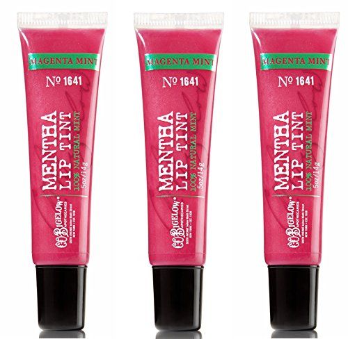 Bath &amp; Body Works C.O. Bigelow Mentha Lip Tint 3 Pack Magenta Mint #1641