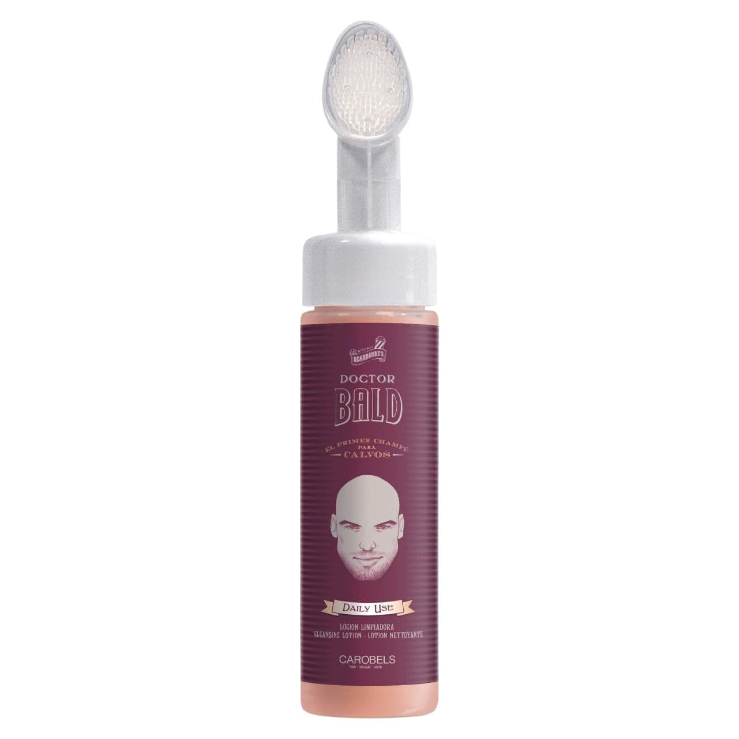 DR. BALD Bald Head Moisturizer Lotion with Ultraclean Applicator, Daily Use Protect and Moisturize Shaved and Buzzed Heads, 6.8 oz