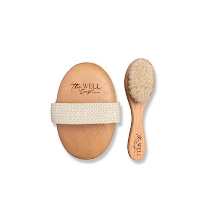 Body &amp; Face Dry Brush Set