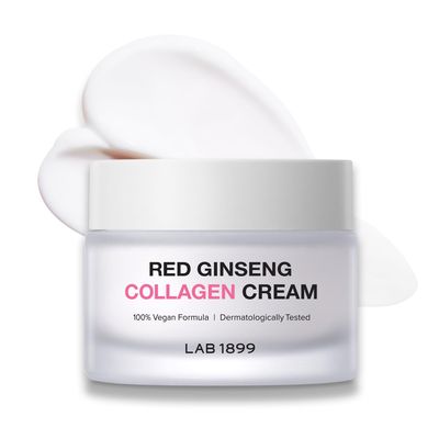 Donginbi LAB 1899 Red Ginseng Collagen Cream - New Years Gifts, Multi Elasticity, Vegan, Facial Moisturizer, Improved Skin Density &amp; Barrier with Antioxidant Ginsenosides, Korean Skin Care, 1.69 floz