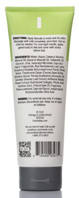 Dr Foot Cracked Heel Butter Moisturizer Foot Cream Skincare Lotion. Moisturizing Skin Care Balm For Dry Cracked Feet Rapidly Softens Tough Heels & Exfoliates Rough Calluses, Non-Greasy, Large 8 Fl Oz