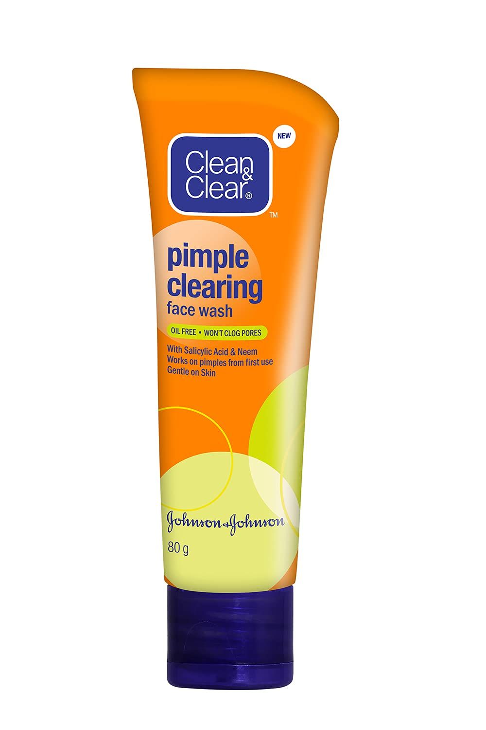 Clean &amp; Clear Pimple Clearing Face Wash, 80g