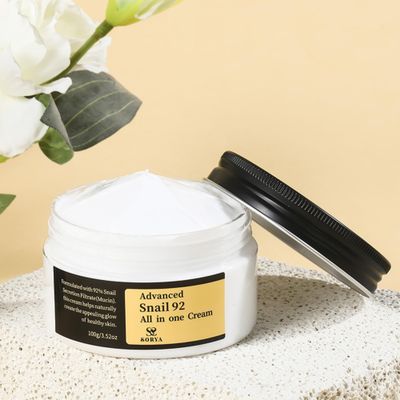 Advanced Snail Mucin 92% Face Cream Snail Moisturizer Powerful Anti Aging Blemishes for Deep Hydration, Skin Repair, and Wrinkle Reduction