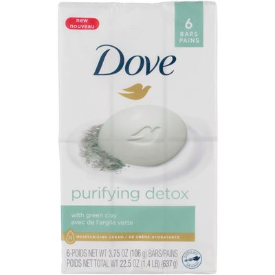 Dove Purifying Detox with Green Clay 6 Bars