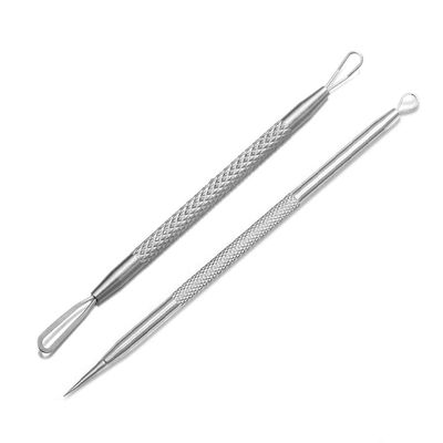 Blackhead Remover, 2 PCS Pimple Popper Stainless Steel Pimple Extractor Blackhead Removal Tool Risk Free Treatment for Blemish,Whitehead Popping